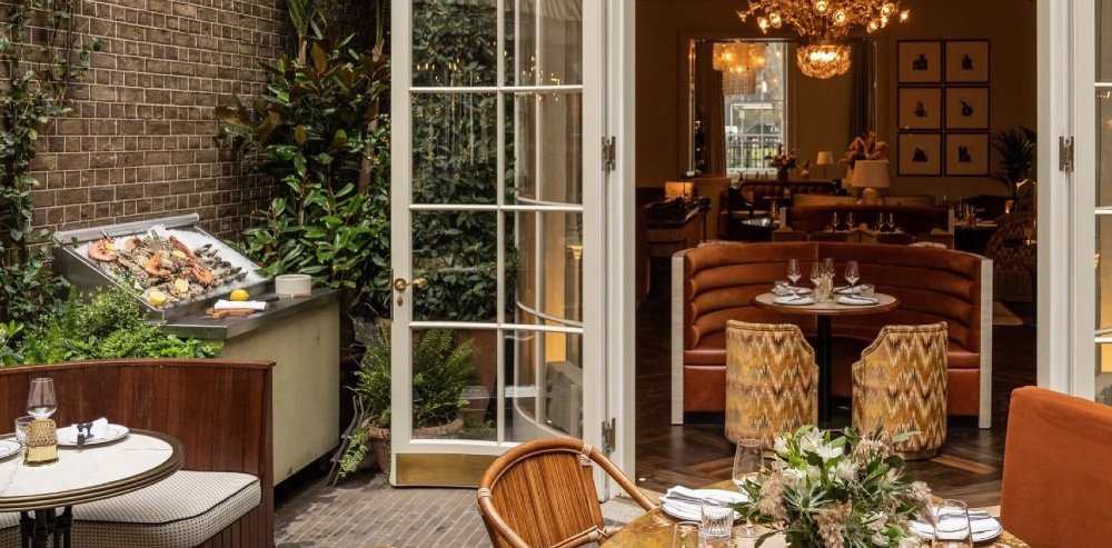 The Maine Mayfair terrace